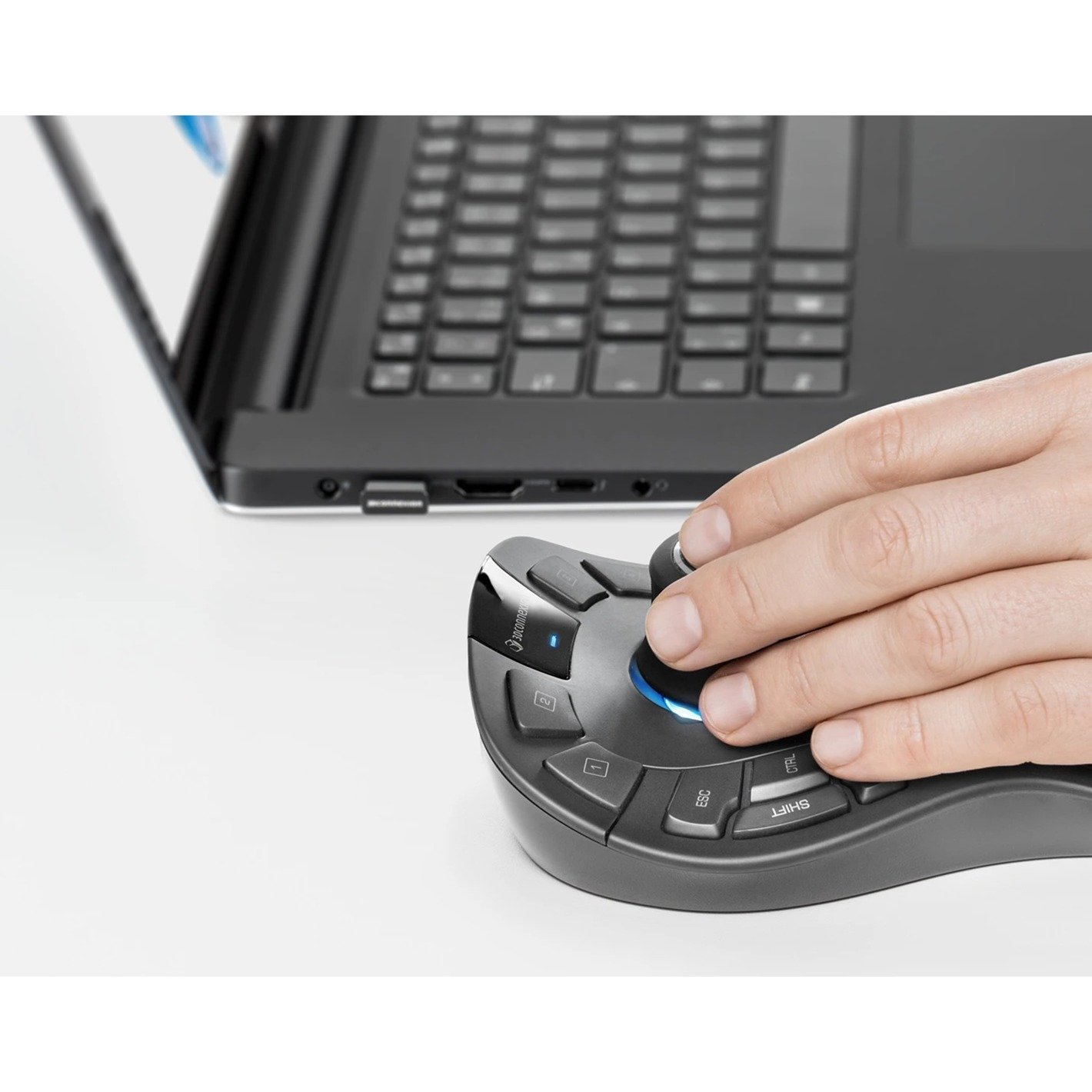 3DConnexion SpaceMouse Pro Wireless - Bluetooth Edition Negro - Imagen 4