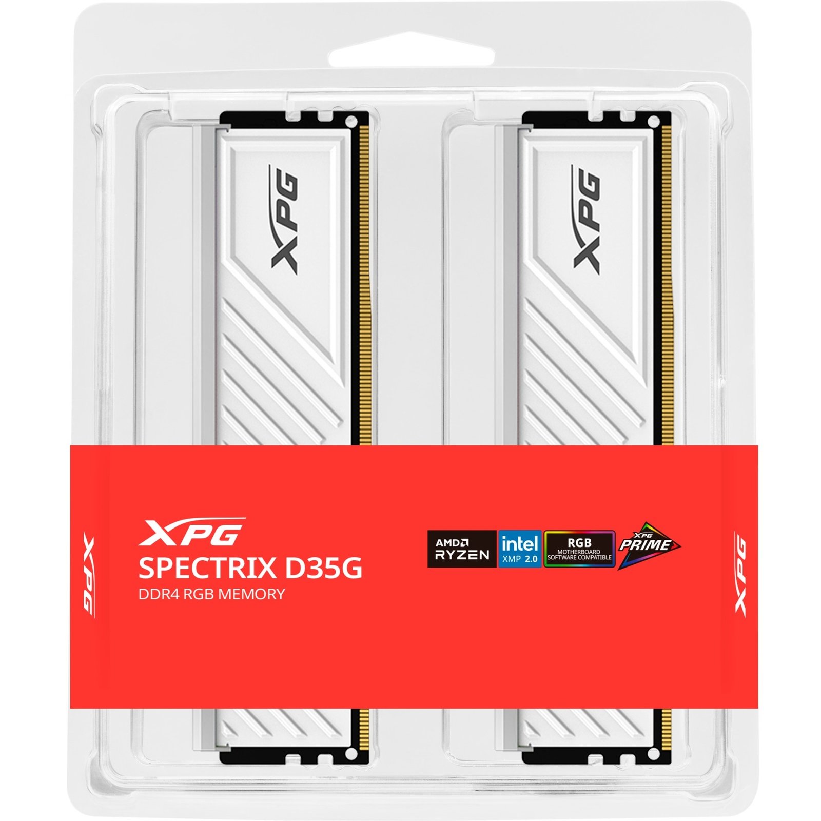 ADATA DIMM DDR4-3600 (2x ) Dual-Kit Blanco, 16 GB 16 GB - Imagen 4