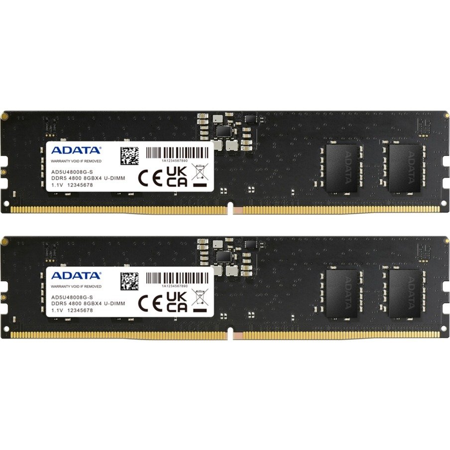ADATA DIMM DDR5-4800 (2x ) Dual-Kit Negro, 16 GB 16 GB