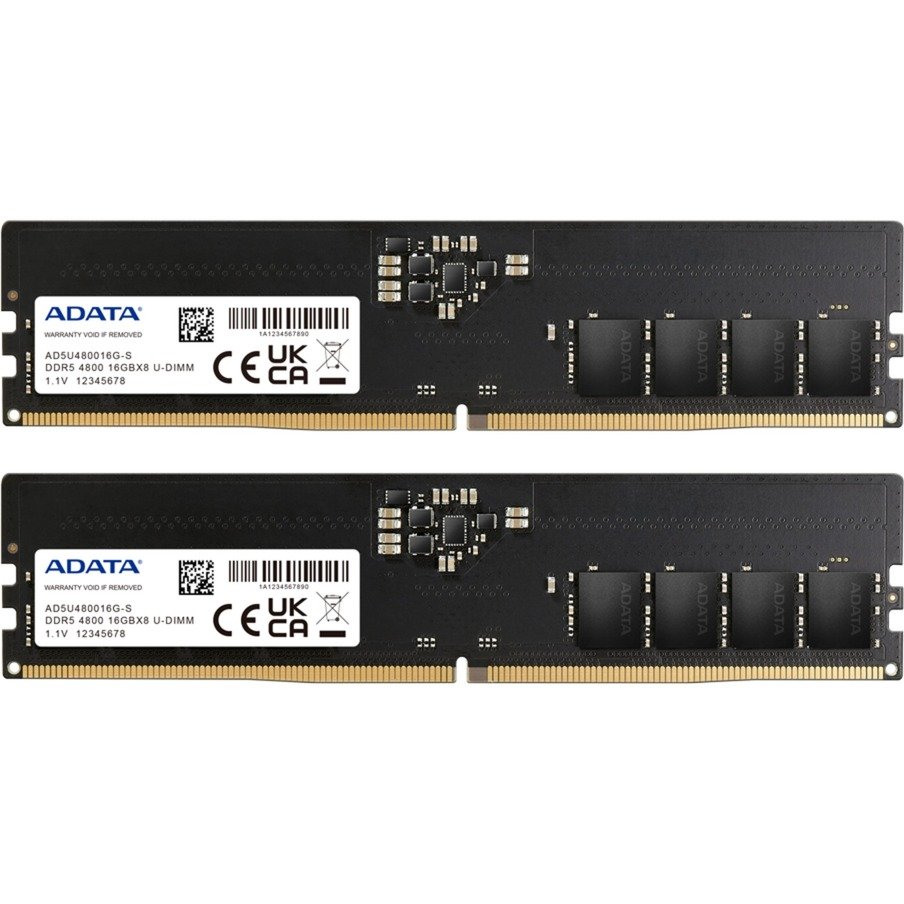 ADATA DIMM DDR5-4800 (2x ) Dual-Kit Negro, 32 GB 32 GB