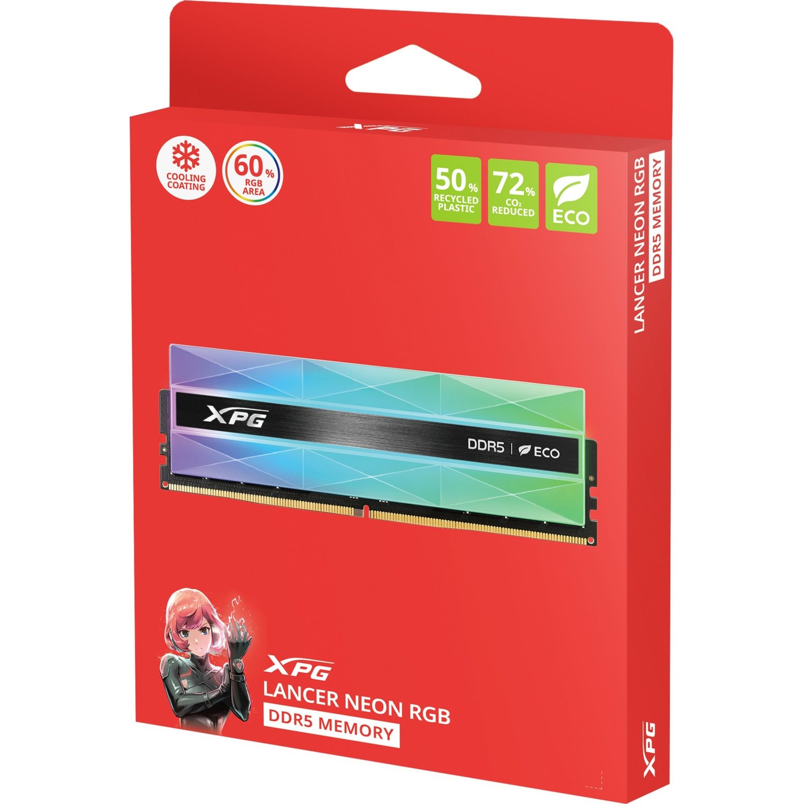 ADATA DIMM DDR5-6400 (2x ) Dual-Kit Plata, 32 GB 32 GB - Imagen 2