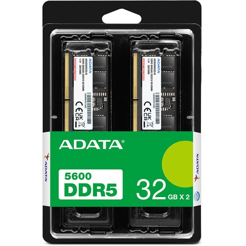 ADATA DIMM DDR5-5600 (2x ) Dual-Kit Negro, 64 GB 64 GB - Imagen 2