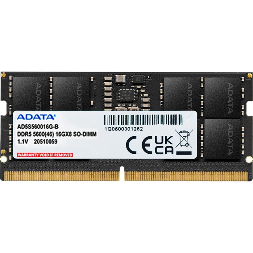 ADATA SO-DIMM DDR5-5600 Negro, 16 GB 16 GB