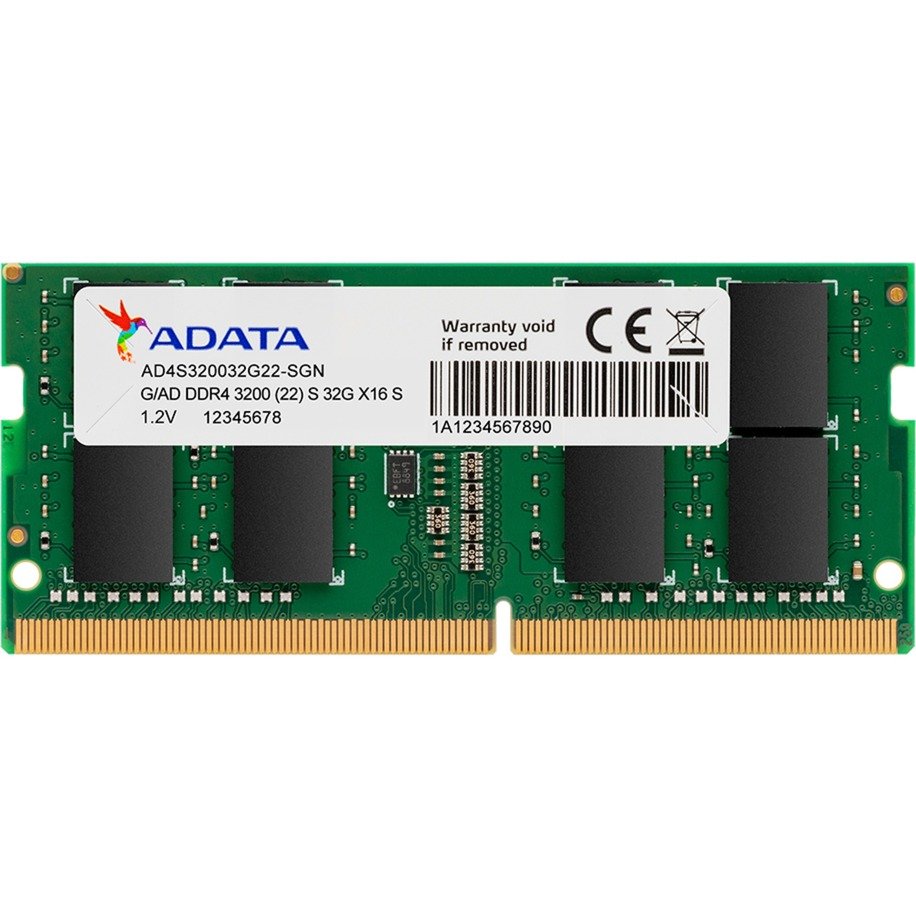 ADATA SO-DIMM DDR4-3200 Verde, 32 GB 32 GB