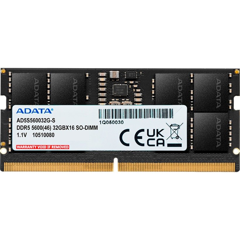 ADATA SO-DIMM DDR5-5600 Negro, 32 GB 32 GB