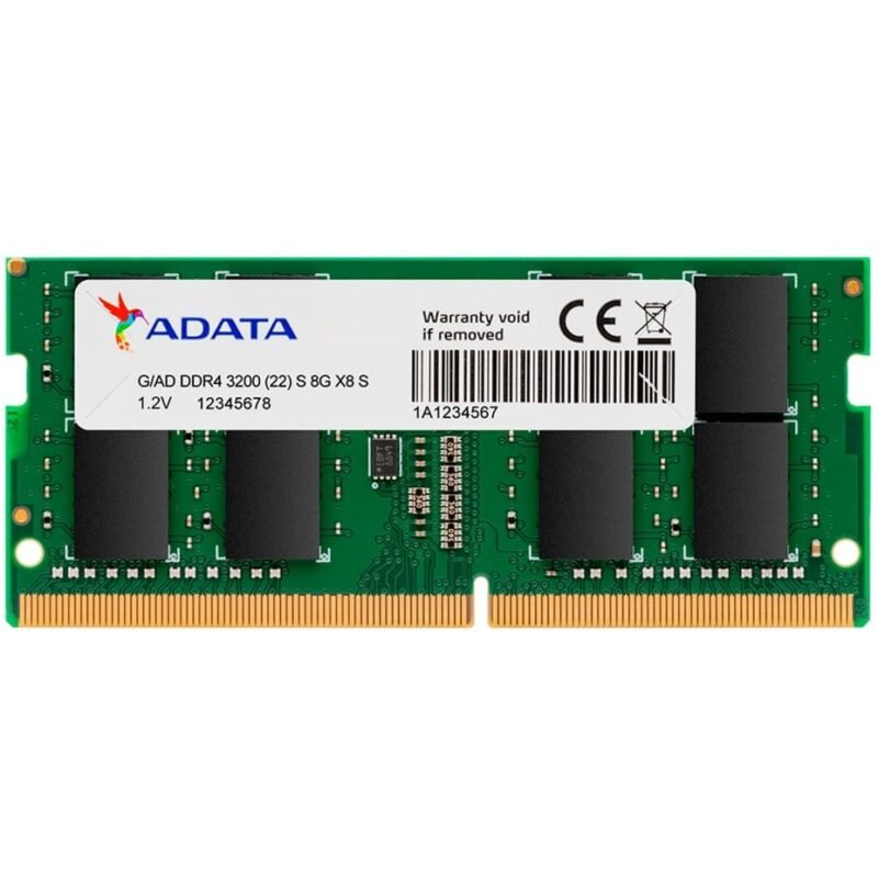 ADATA SO-DIMM DDR4-3200 Verde, 8 GB 8 GB