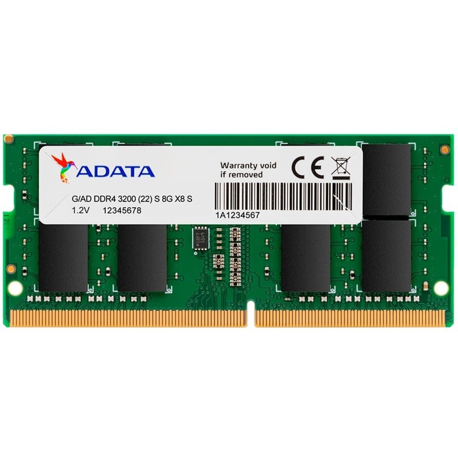 ADATA SO-DIMM DDR4-3200 Verde, 8 GB 8 GB