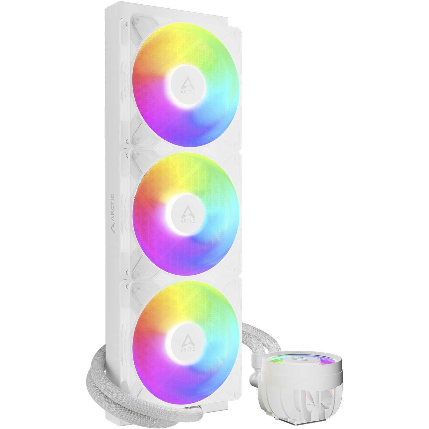 ARCTIC Liquid Freezer III Pro 420 A-RGB Blanco - Imagen 2