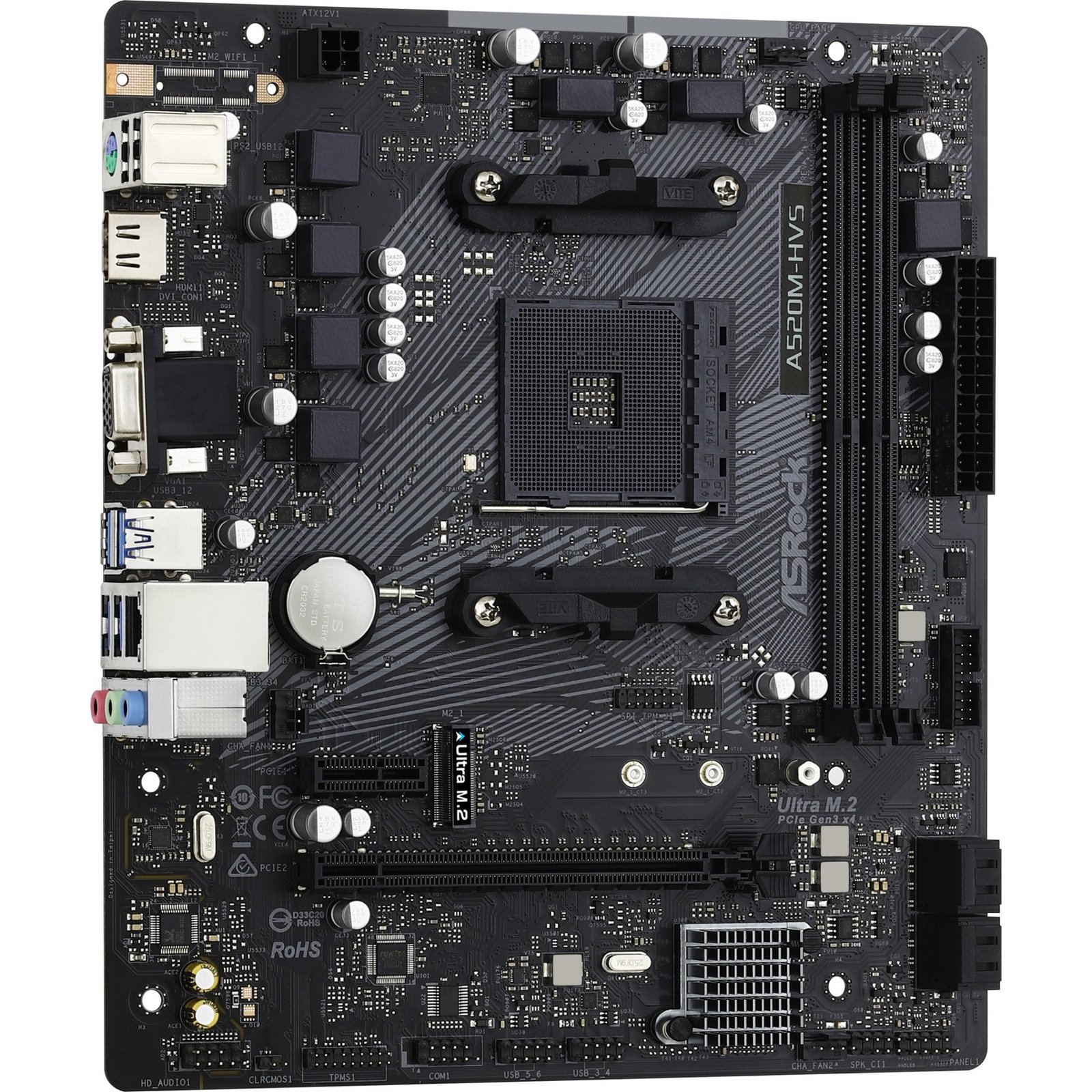 ASRock A520M-HVS - Imagen 2