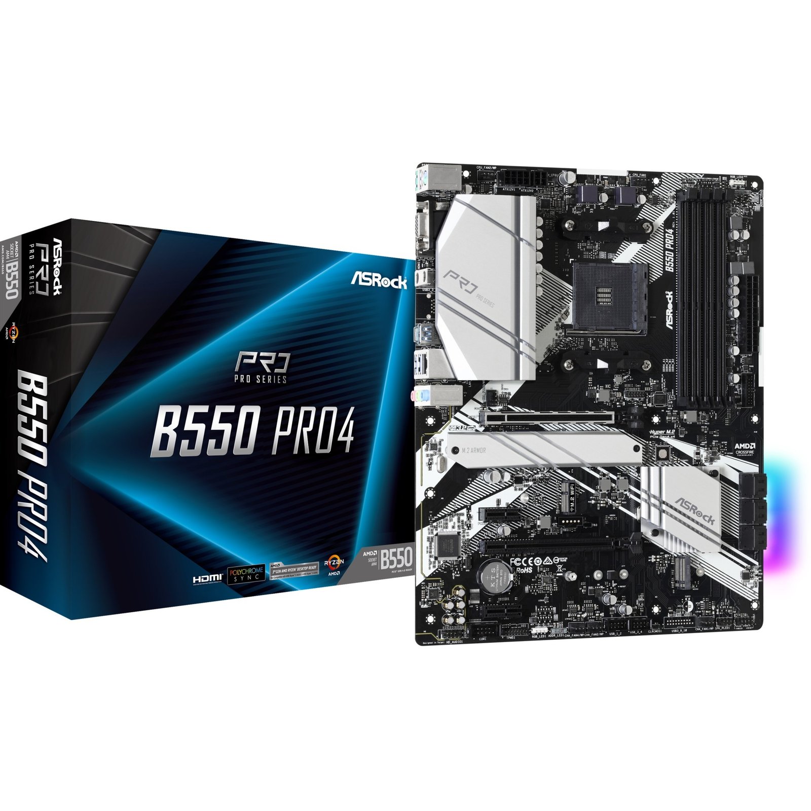 ASRock B550 Pro4 Negro