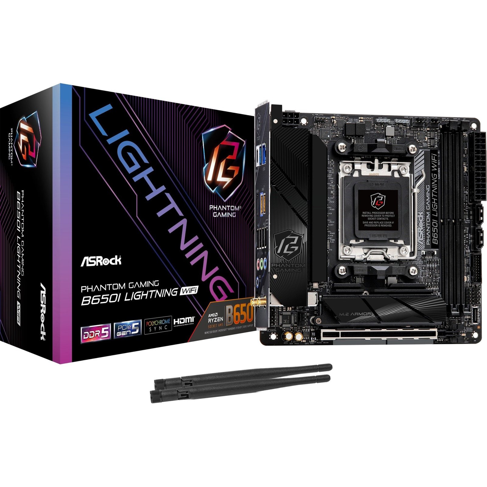 ASRock B650I Lightning WiFi Negro