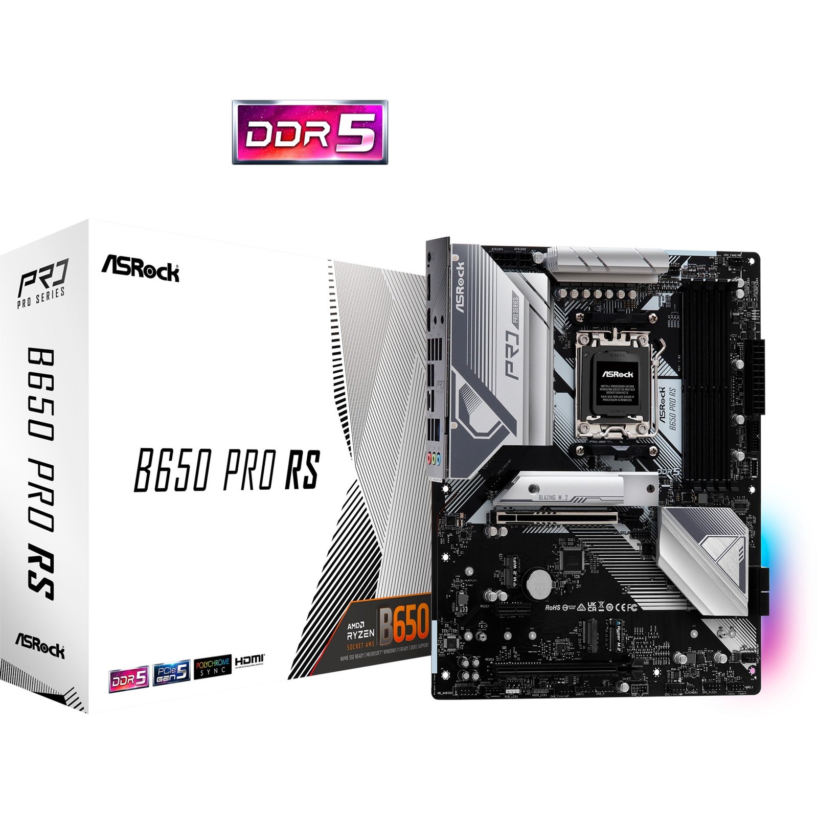 ASRock B650 PRO RS Blanco