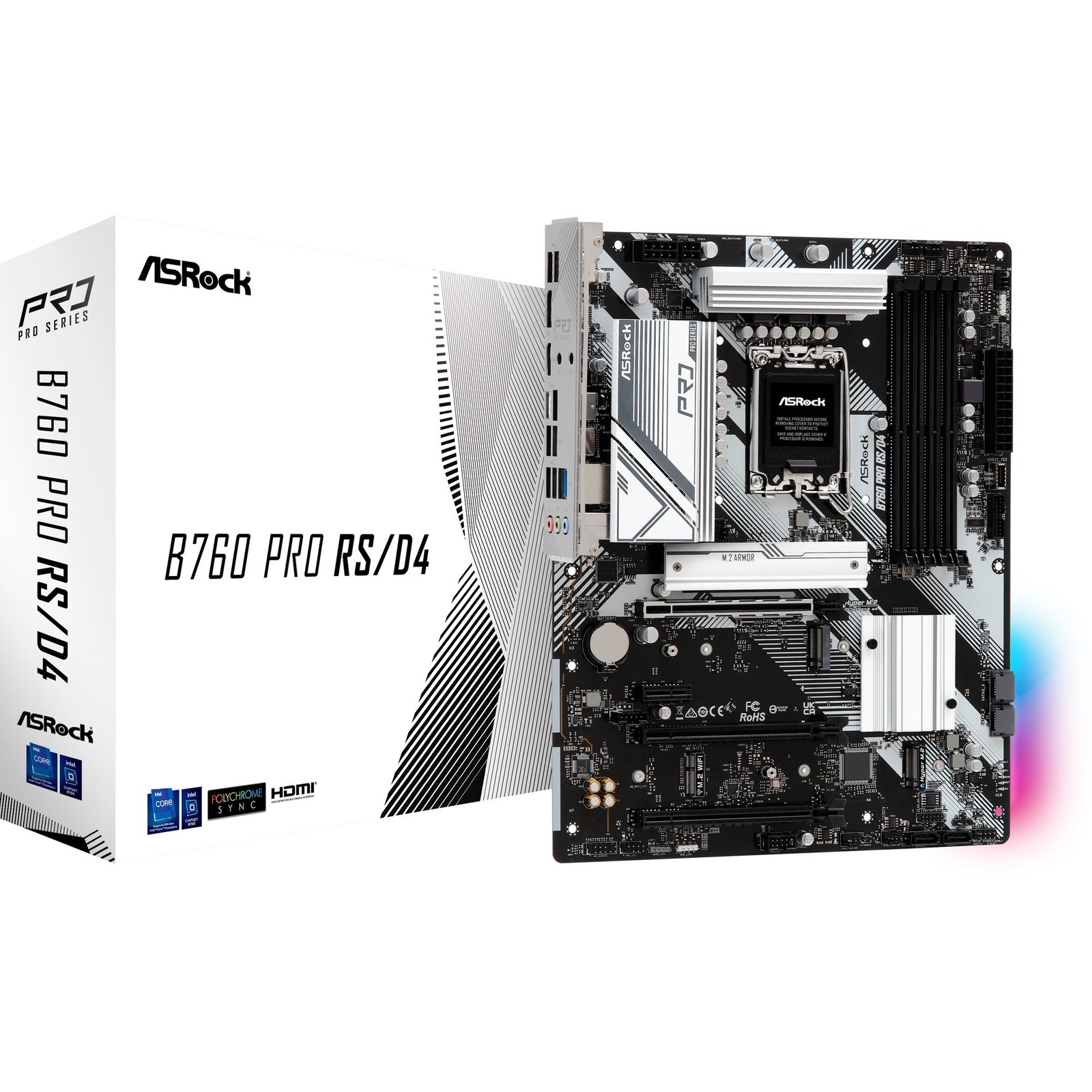 ASRock B760 Pro RS/D4 Blanco