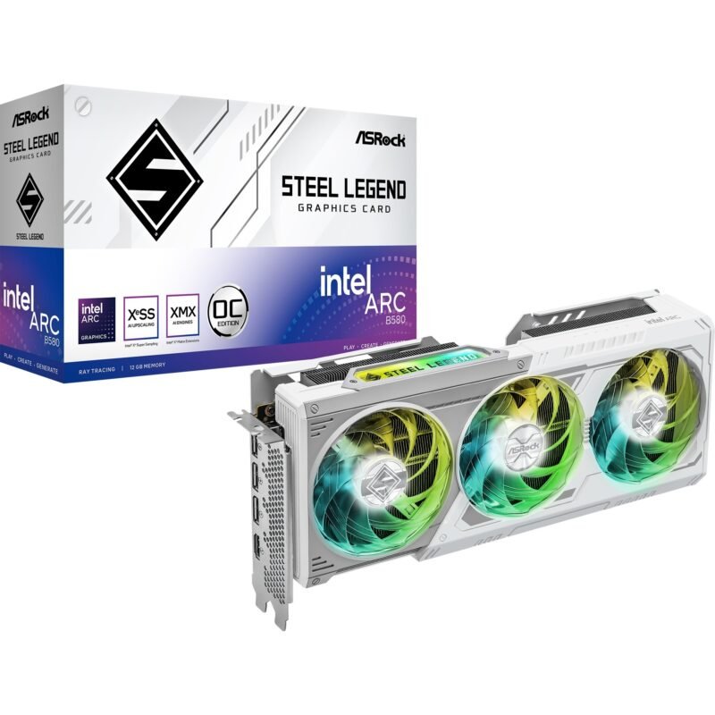 ASRock Intel® Arc B580 Steel Legend OC, 12 GB