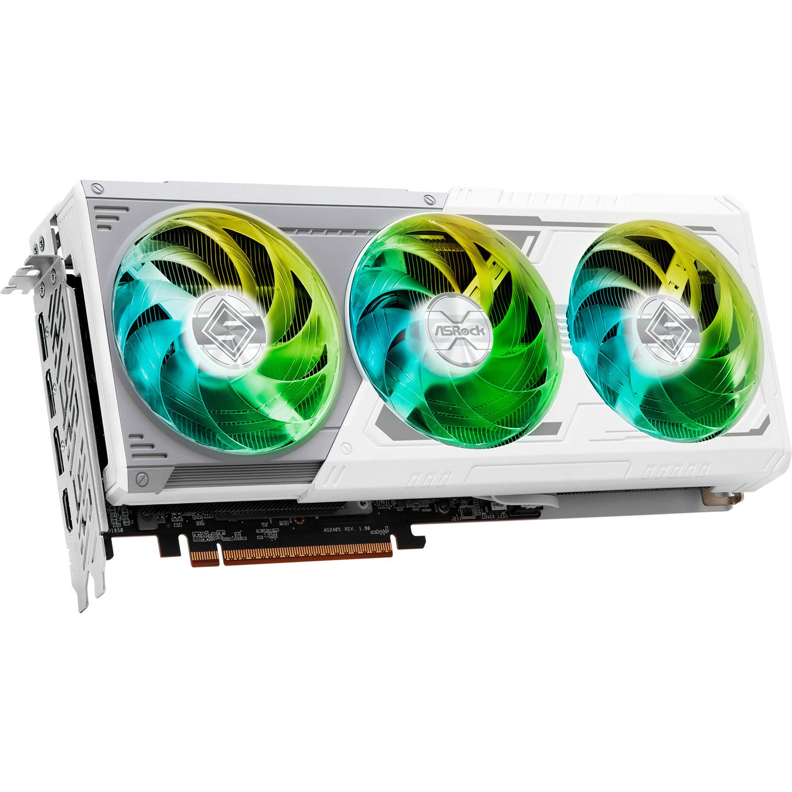 ASRock Radeon RX 9070 XT Steel Legend Blanco, 16 GB - Imagen 4