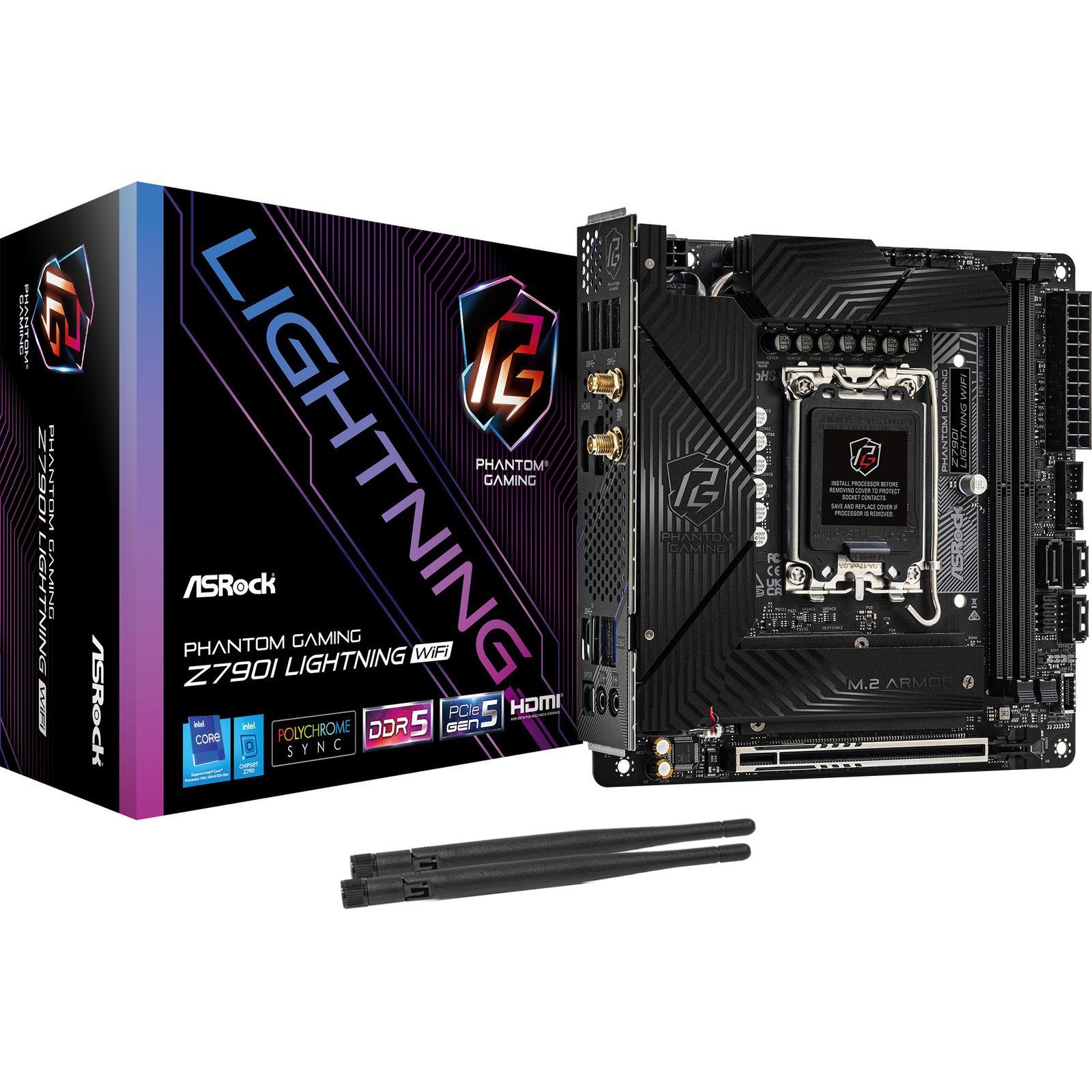 ASRock Z790I LIGHTNING WIFI Negro