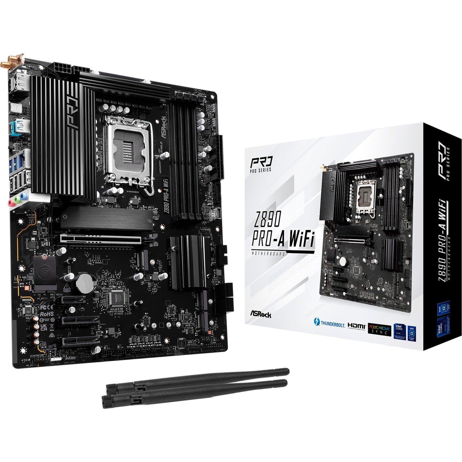 ASRock Z890 Pro-A WiFi Negro