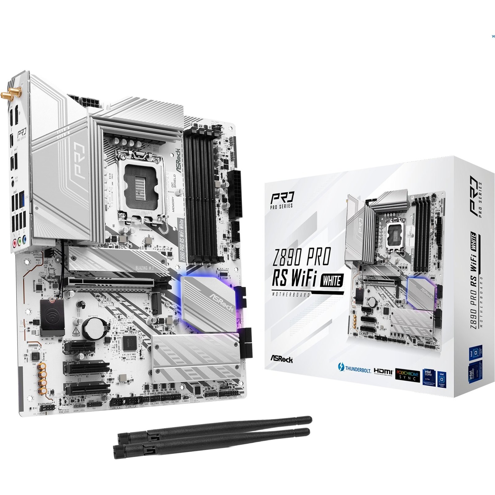 ASRock Z890 Pro RS WiFi White Blanco