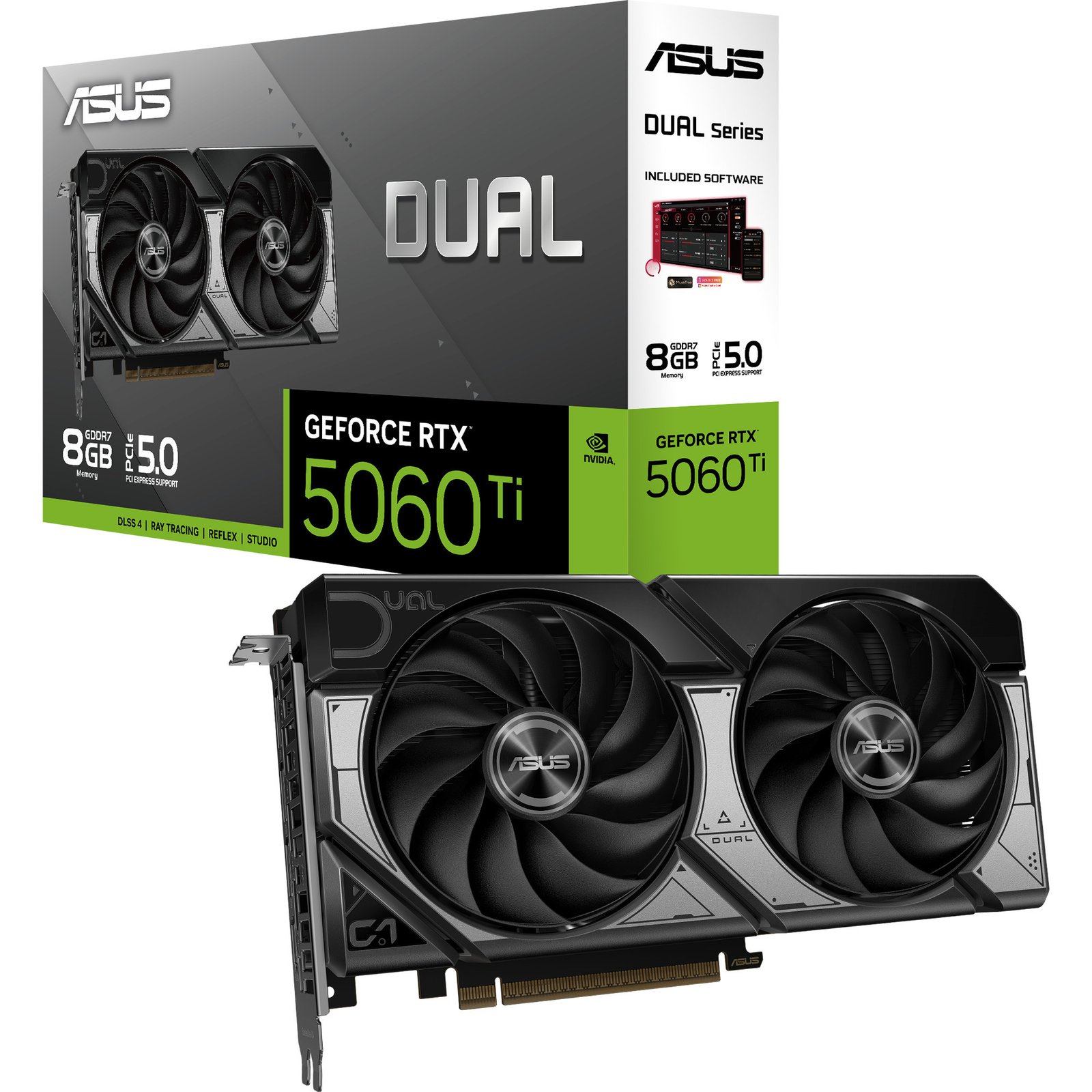 ASUS GeForce RTX 5060 Ti DUAL, 8 GB