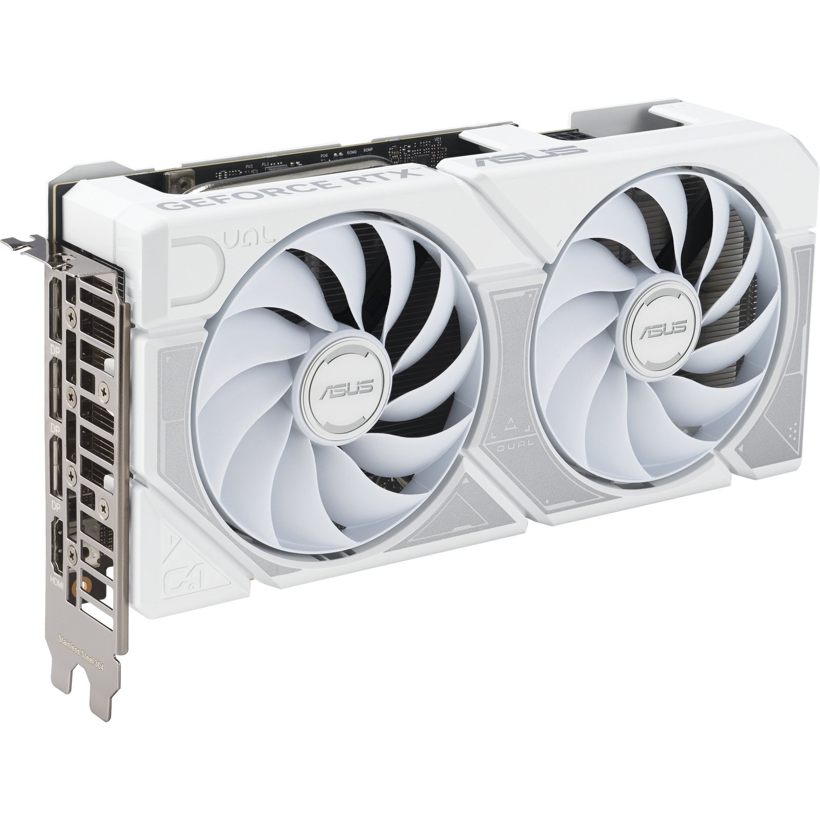 ASUS GeForce RTX 5060 Ti DUAL OC WHITE Blanco, 8 GB - Imagen 3