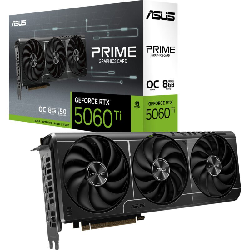 ASUS GeForce RTX 5060 Ti PRIME OC, 8 GB