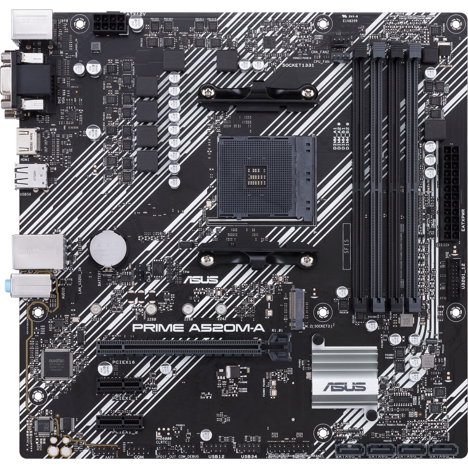 ASUS PRIME A520M-A II/CSM Negro - Imagen 2