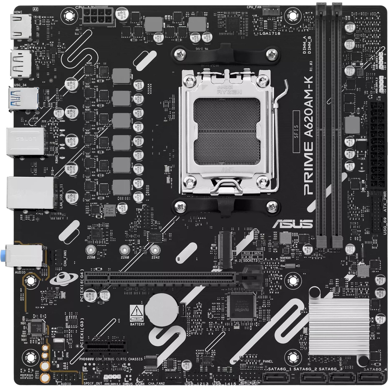 ASUS PRIME A620AM-K - Imagen 3