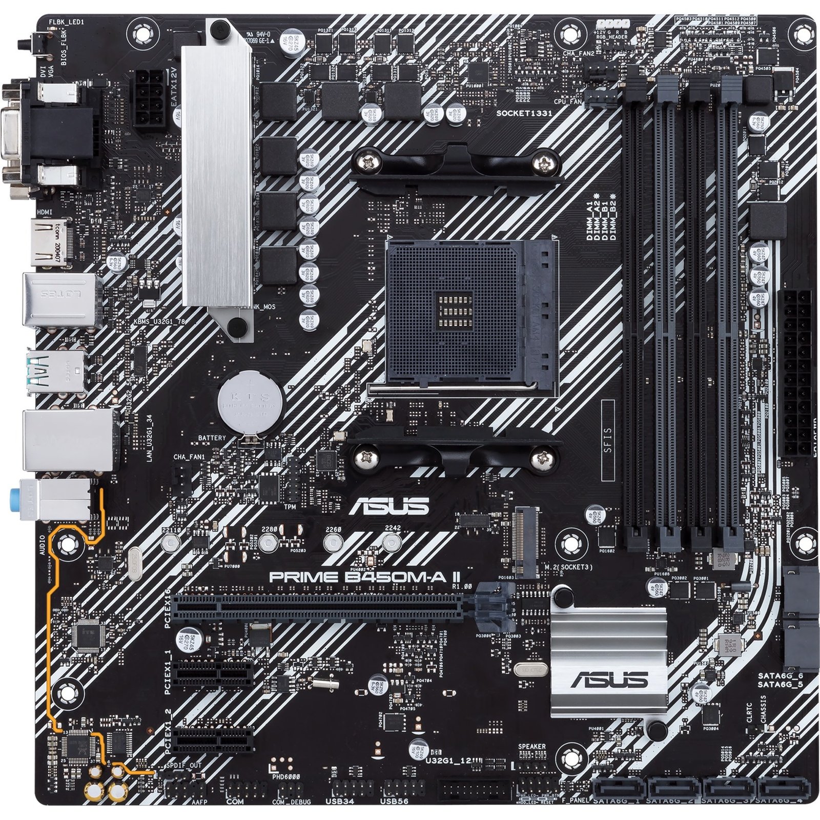 ASUS PRIME B450M-A II - Imagen 3