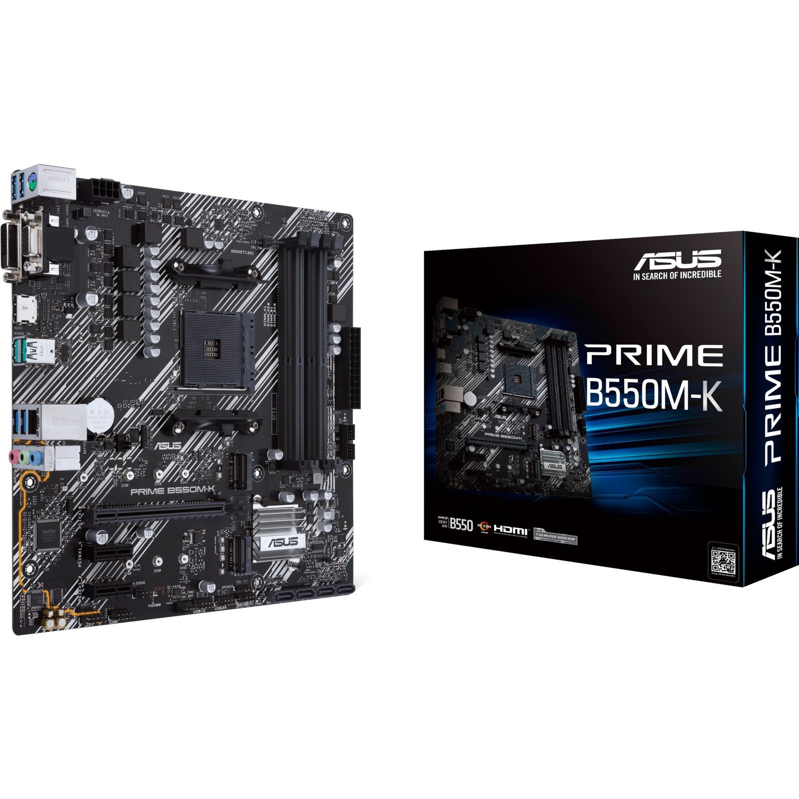 ASUS PRIME B550M-K Negro