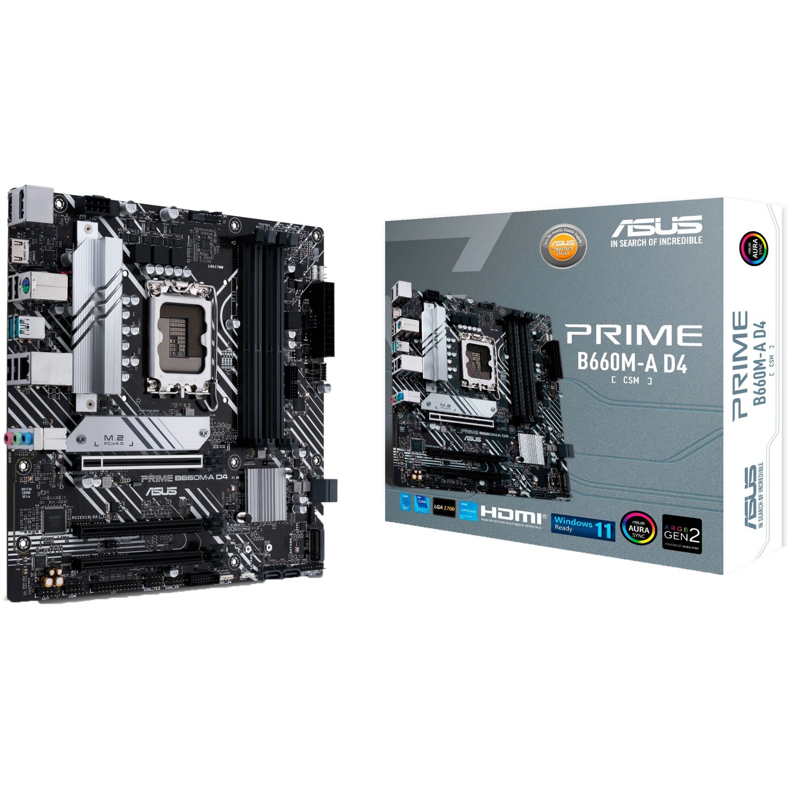 ASUS PRIME B660M-A D4-CSM