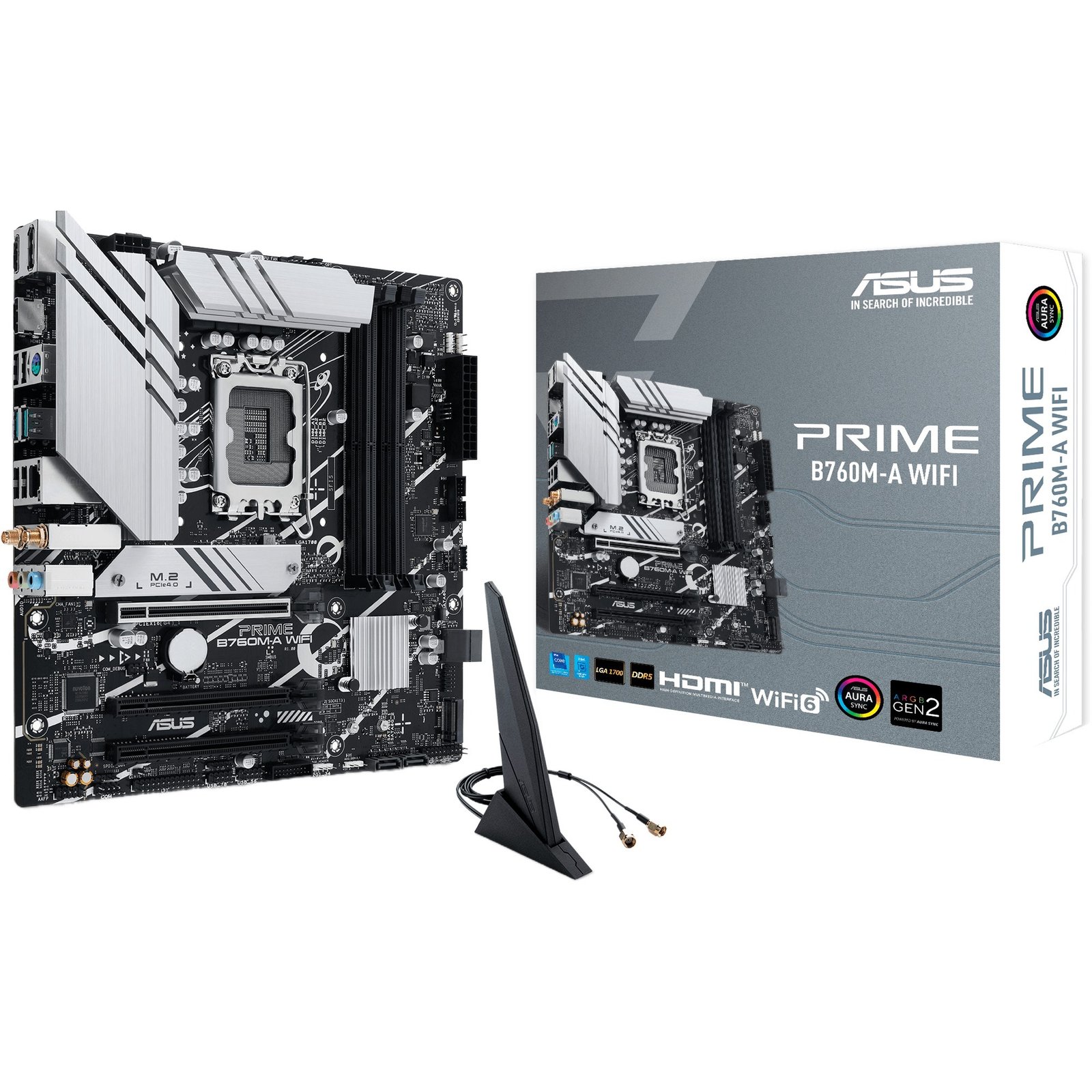 ASUS PRIME B760M-A WIFI Negro