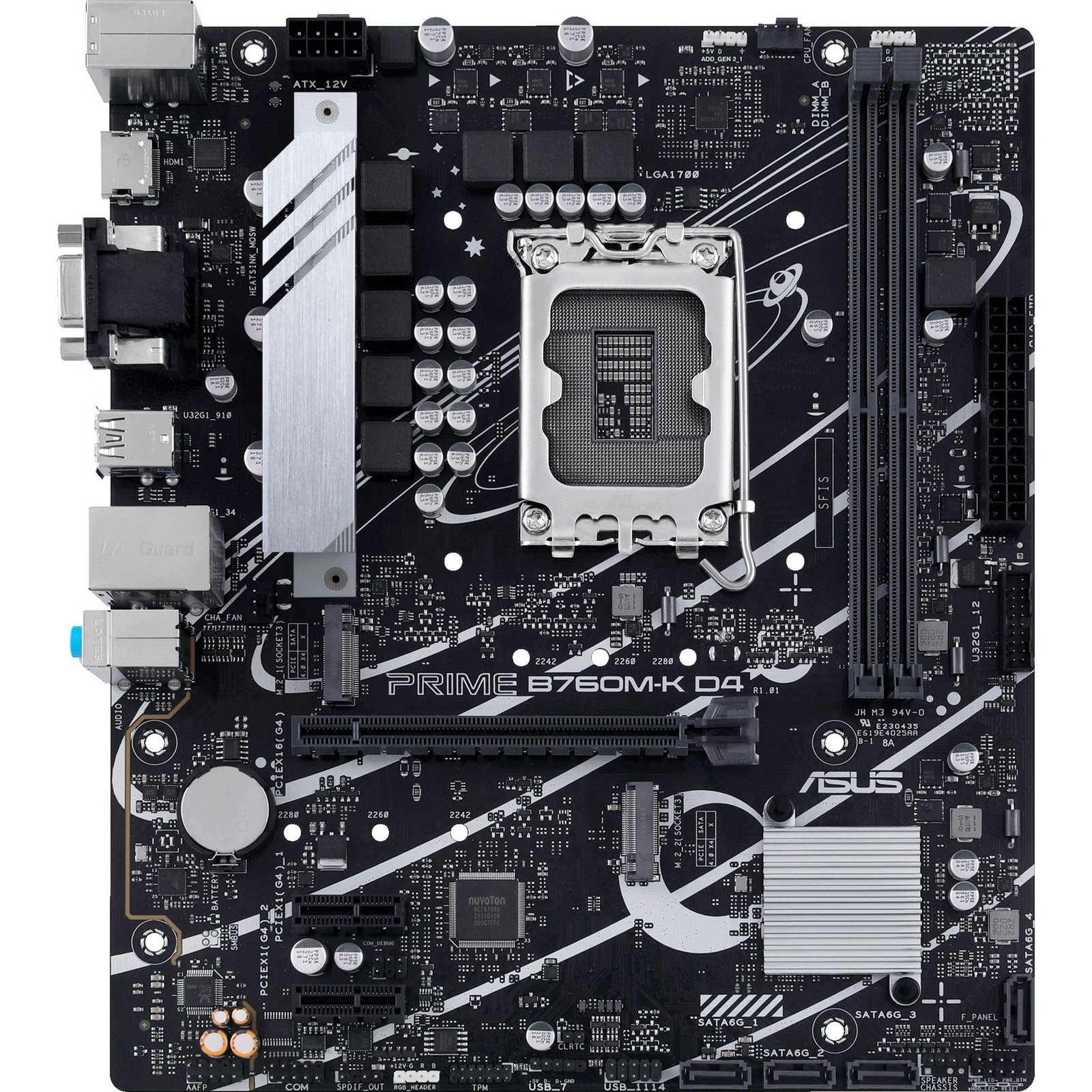 ASUS PRIME B760M-K D4 Negro