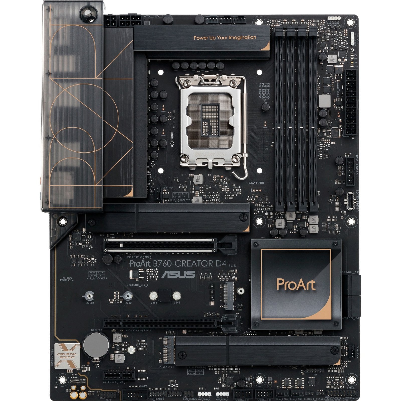 ASUS PROART B760-CREATOR D4 Negro - Imagen 2
