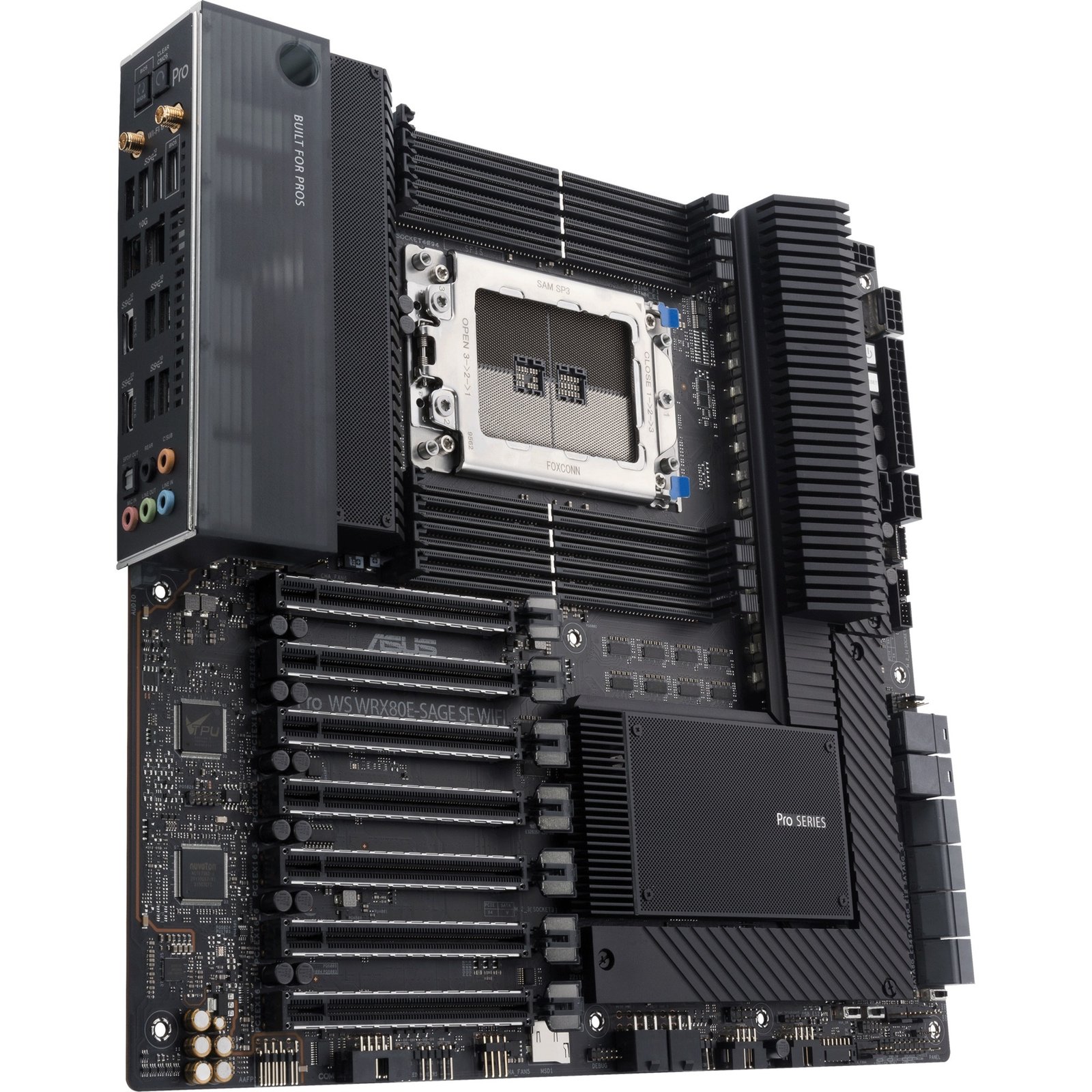 ASUS Pro WS WRX80E-SAGE SE WIFI Negro - Imagen 2