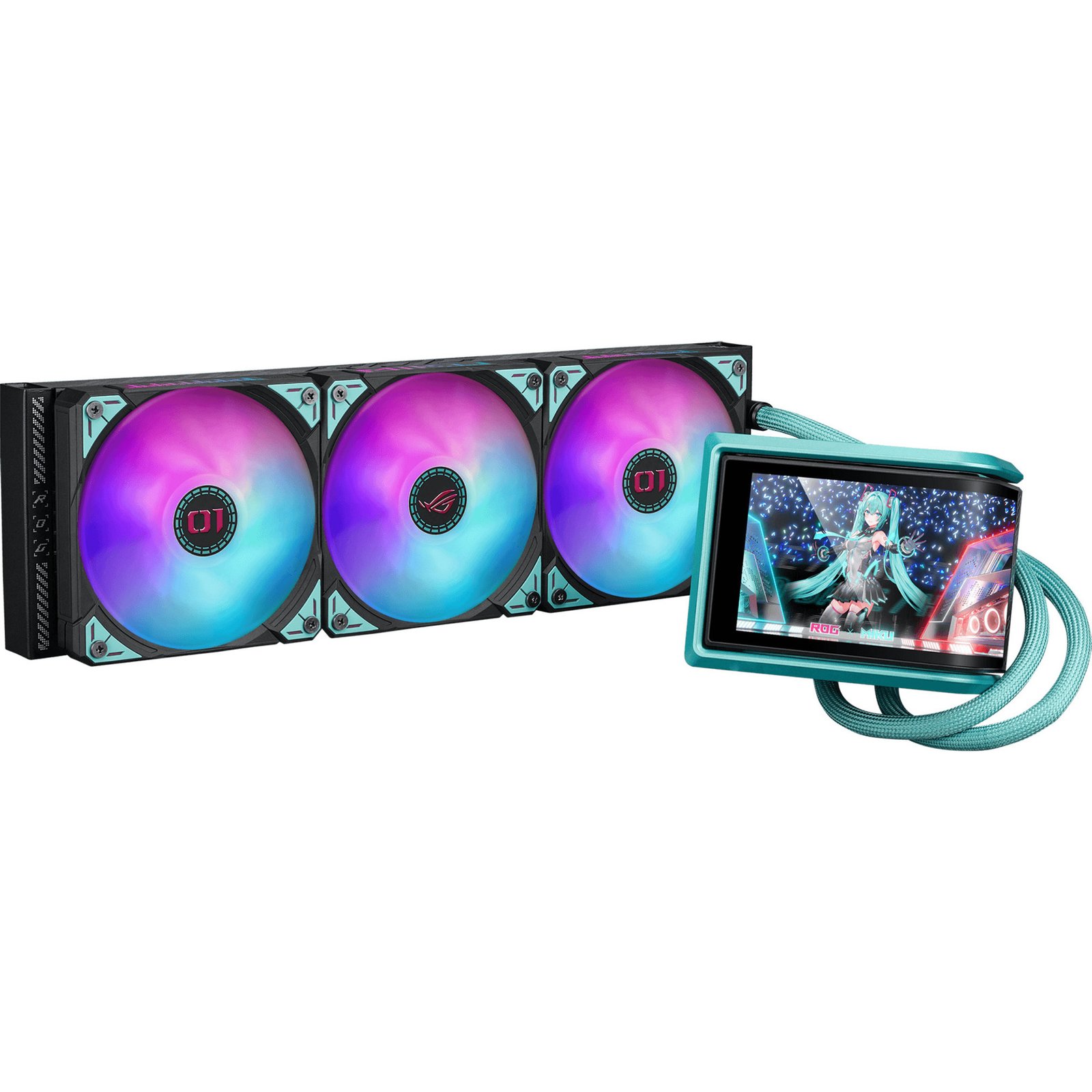 ASUS ROG RYUO IV SLC 360 ARGB Hatsune Miku Edition Negro