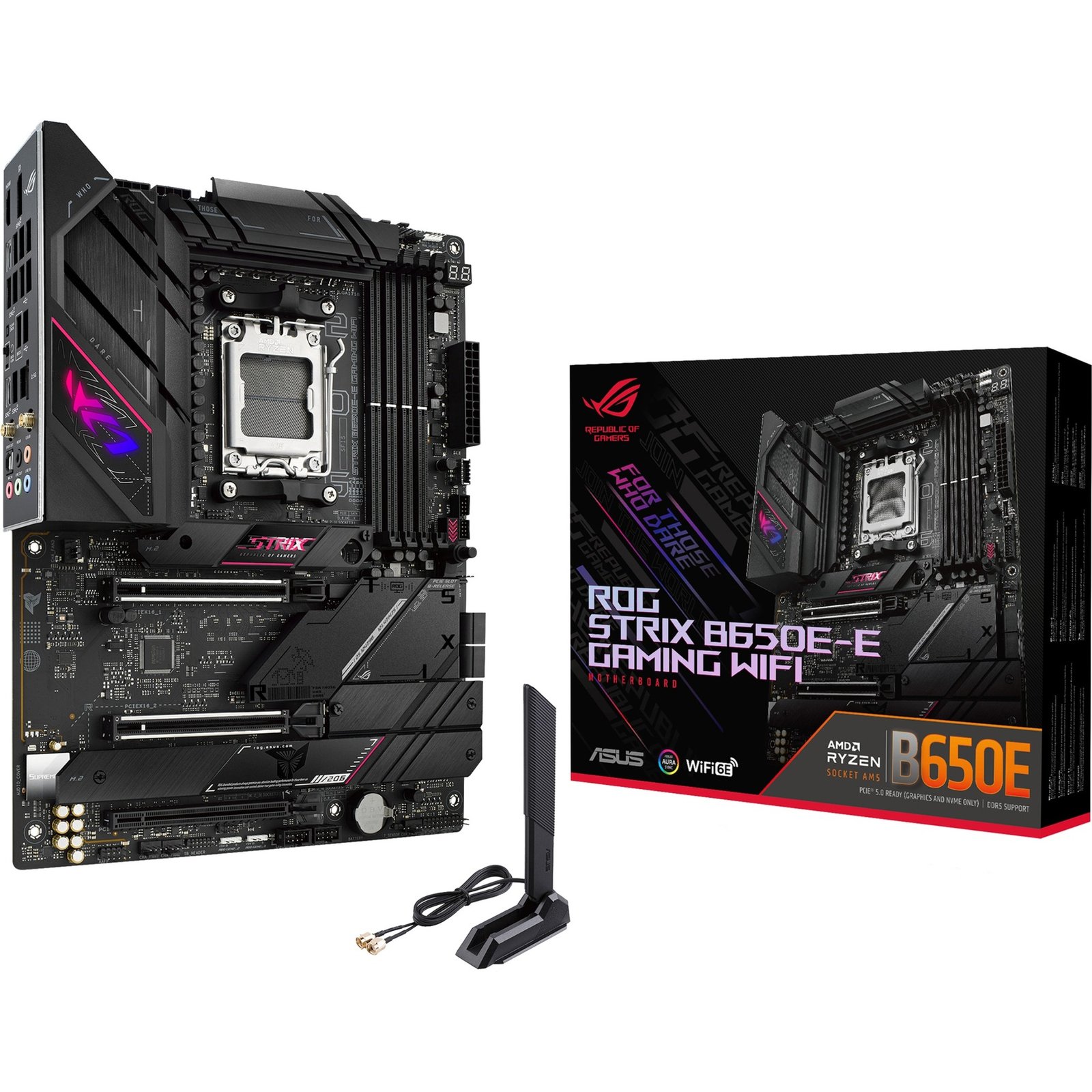 ASUS ROG STRIX B650E-E GAMING WIFI Negro