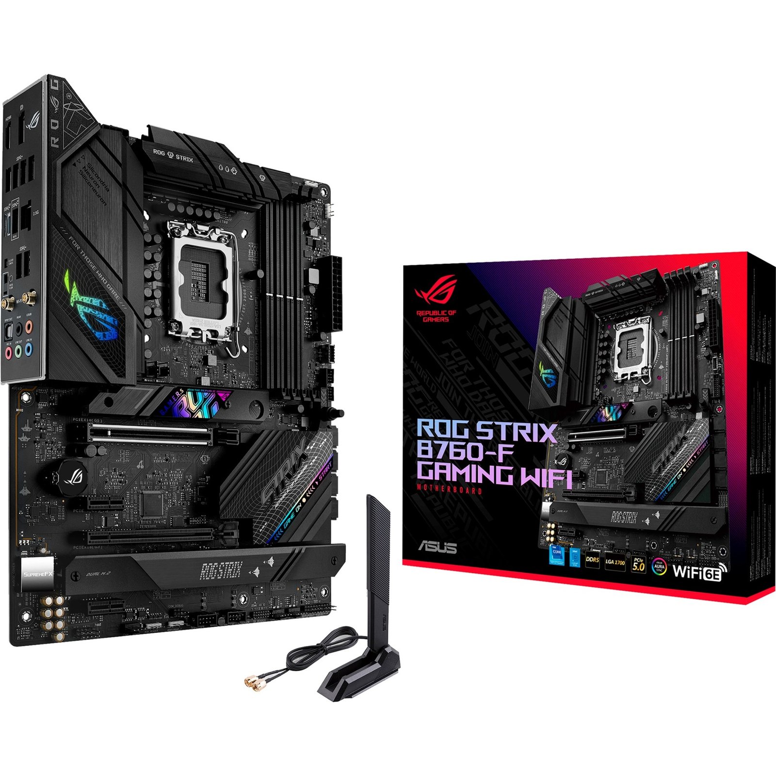 ASUS ROG STRIX B760-F GAMING WIFI Negro