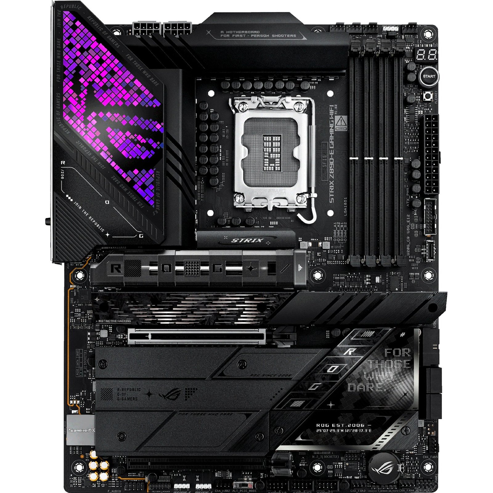 ASUS ROG STRIX Z890-E GAMING WIFI Negro - Imagen 2