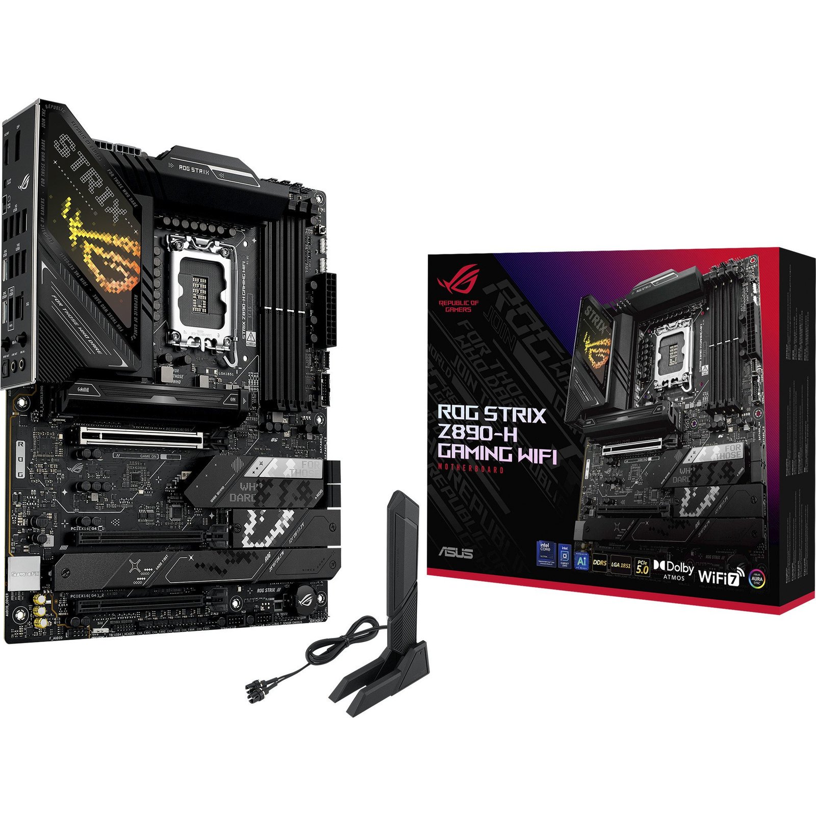 ASUS ROG STRIX Z890-H GAMING WIFI Negro