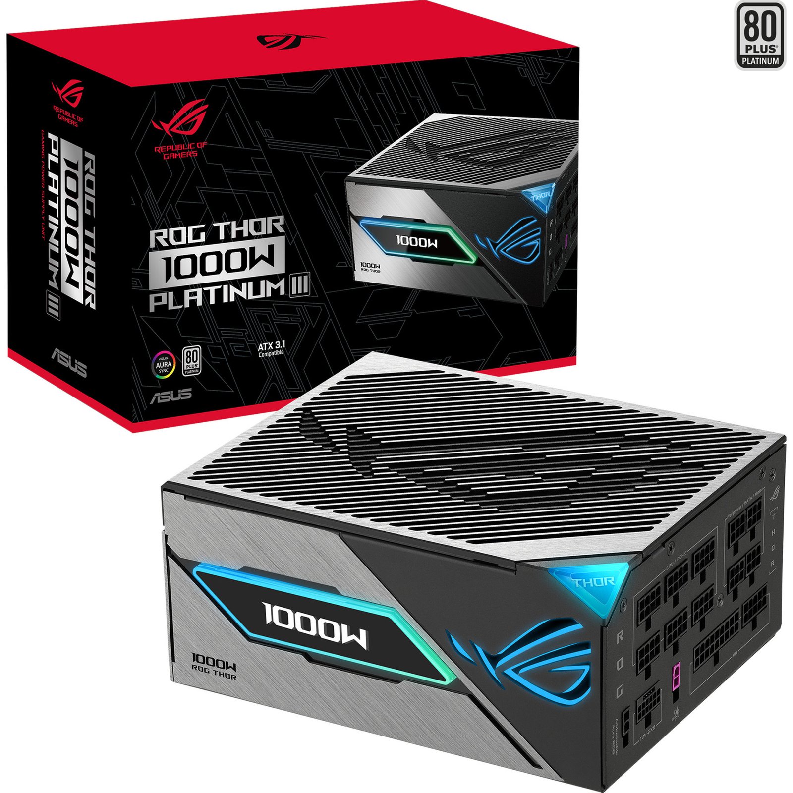 ASUS ROG Thor 1000W Platinum III Negro