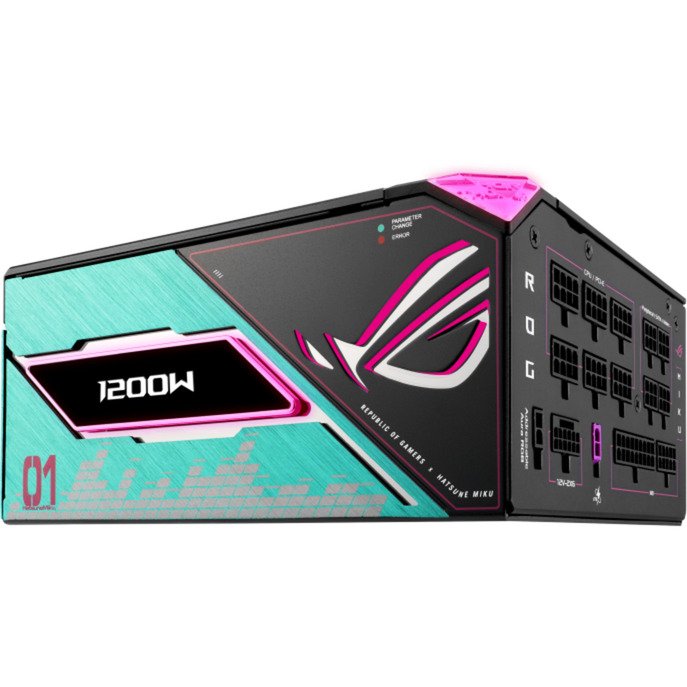 ASUS ROG Thor 1200W Platinum III Hatsune Miku Edition Negro - Imagen 4