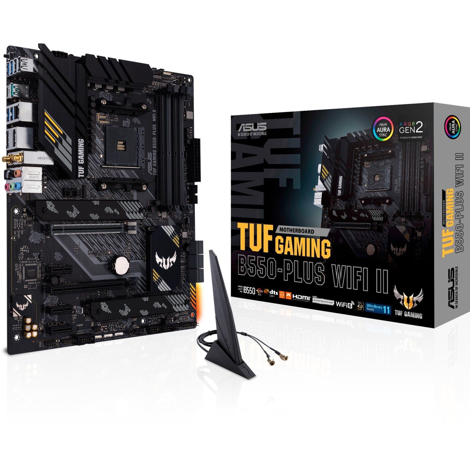 ASUS TUF GAMING B550-PLUS WIFI II Negro