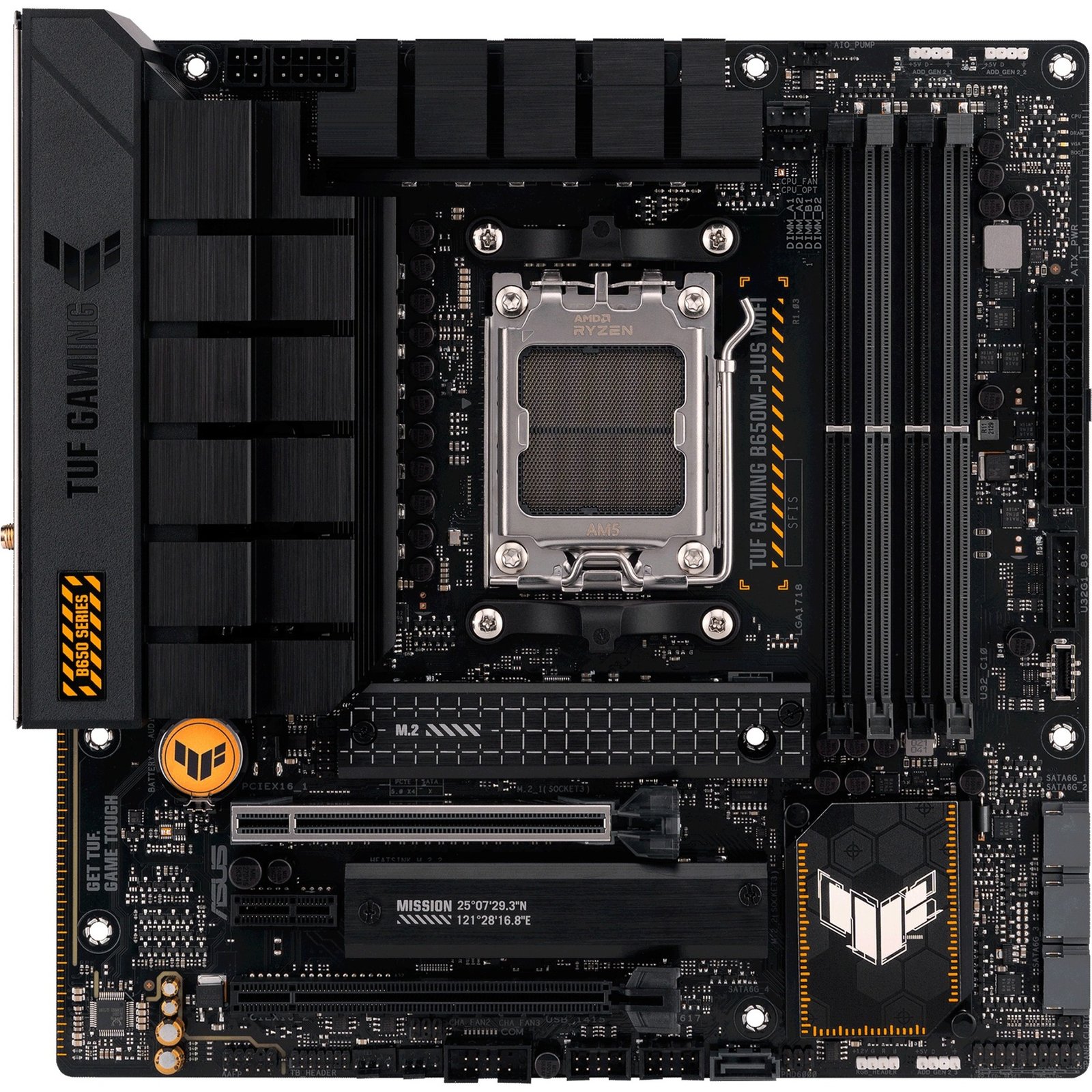 ASUS TUF GAMING B650M-PLUS WIFI Negro