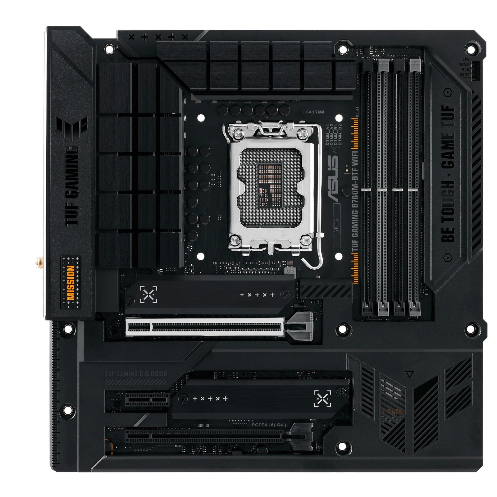 ASUS TUF GAMING B760M-BTF WIFI Negro