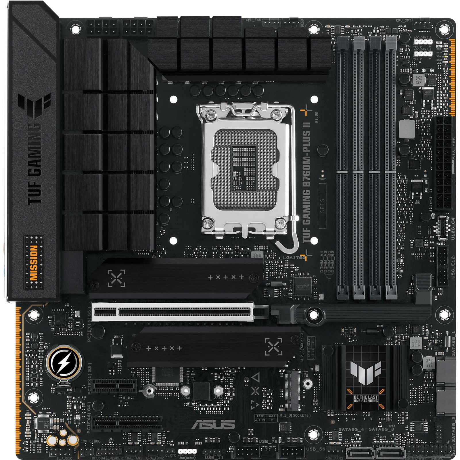 ASUS TUF GAMING B760M-PLUS II Negro