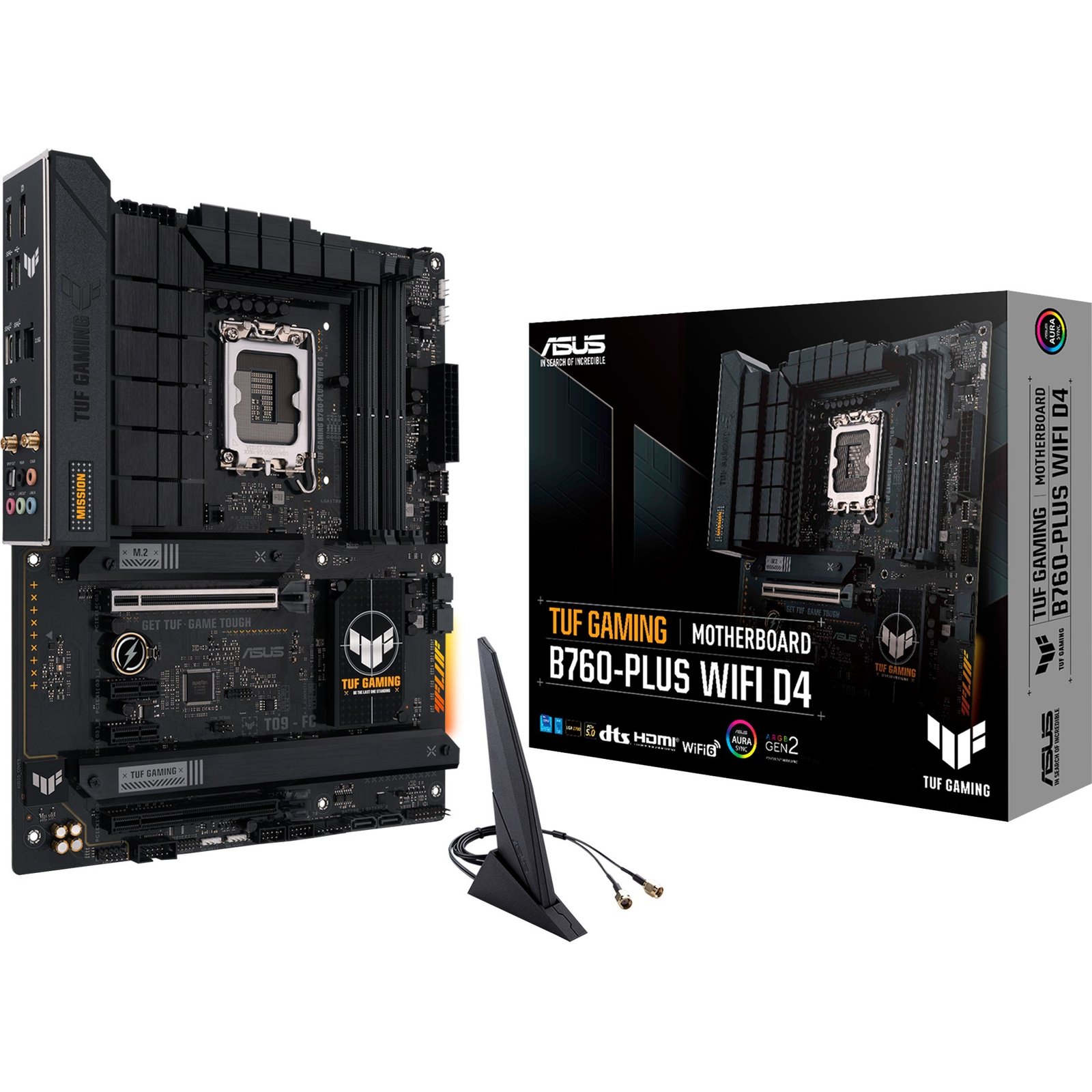 ASUS TUF GAMING B760-PLUS WIFI D4 Negro