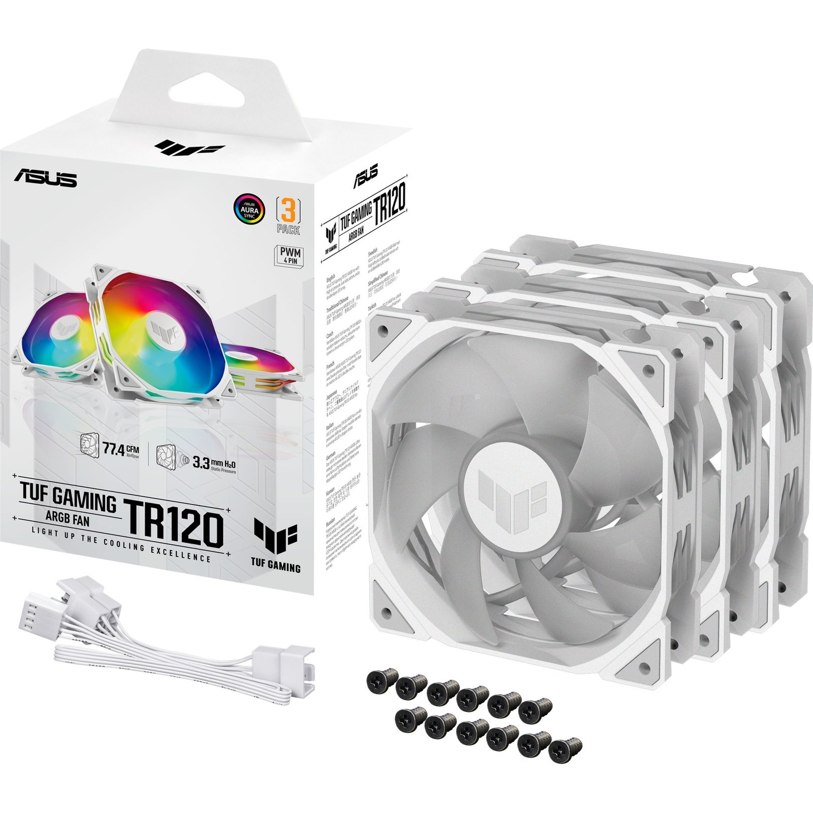 ASUS TUF GAMING TR120 ARGB Blanco