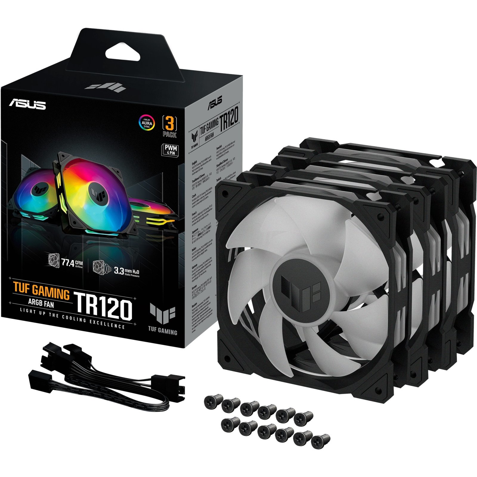 ASUS TUF GAMING TR120 ARGB Negro