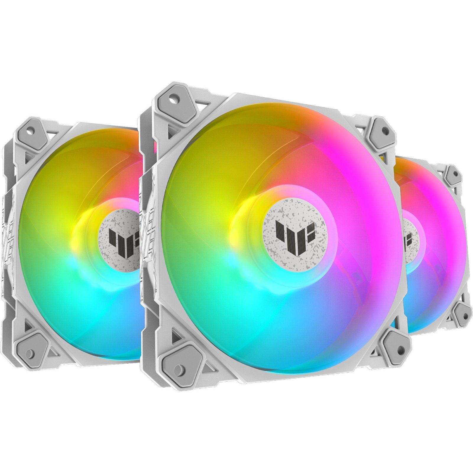 ASUS TUF Gaming TF120 ARGB-Gehäuselüfter White Edition 3IN1 Blanco