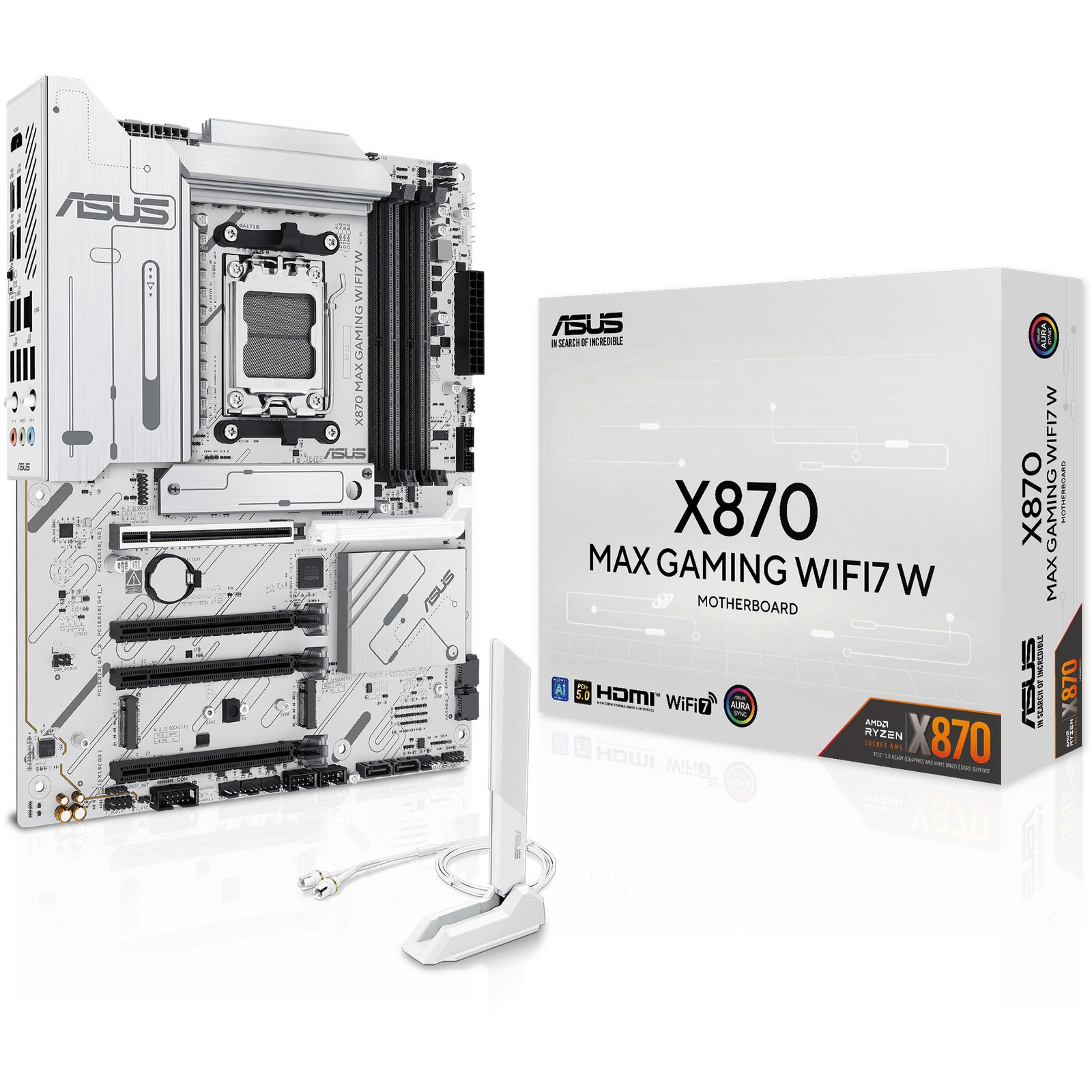 ASUS X870 MAX GAMING WIFI7 W Blanco
